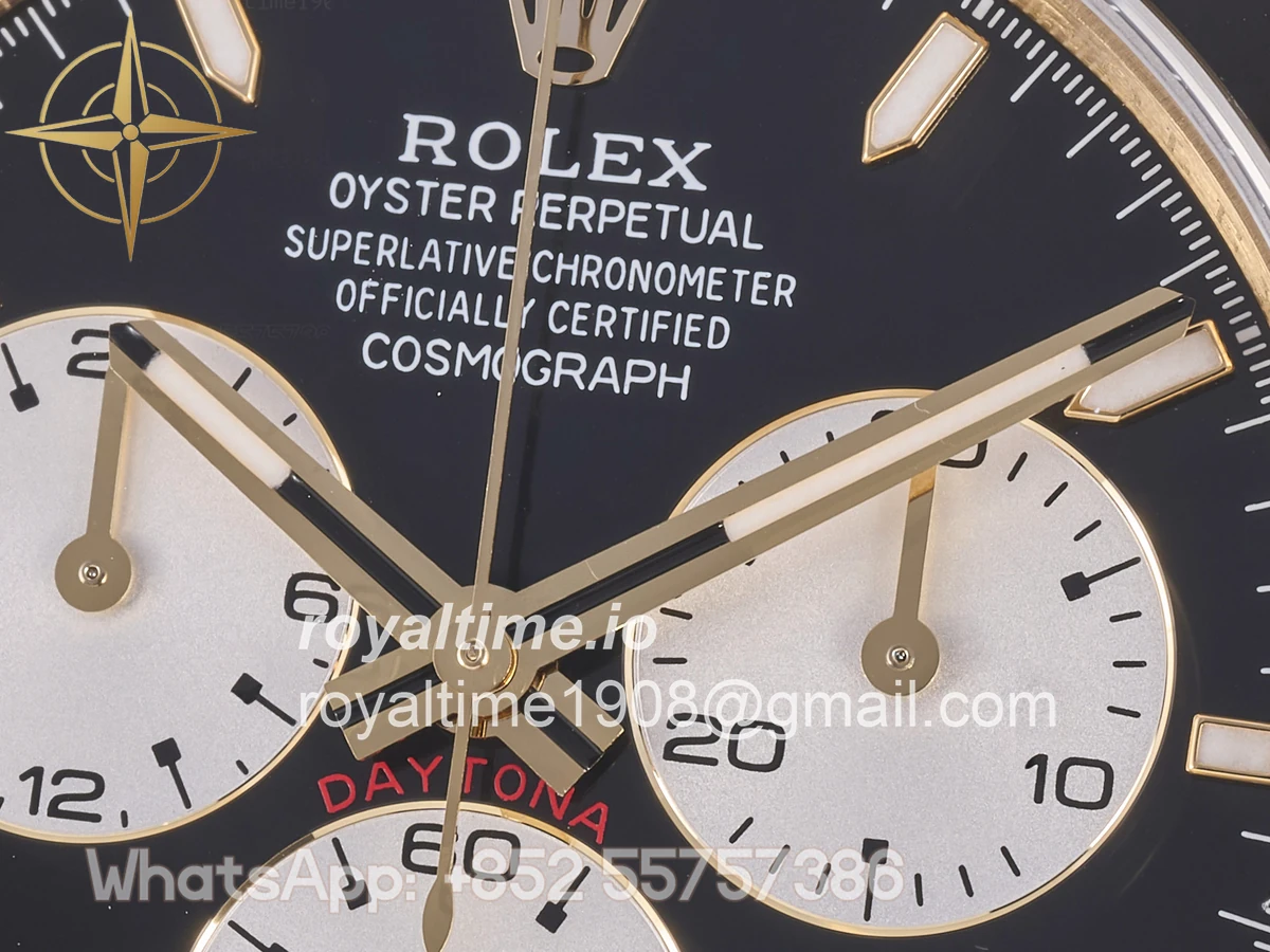 Rolex Daytona 126528 LN Le Mans QF on YG Bracelet JH4132 Free Sprung (Weighted) 175g - Image 9