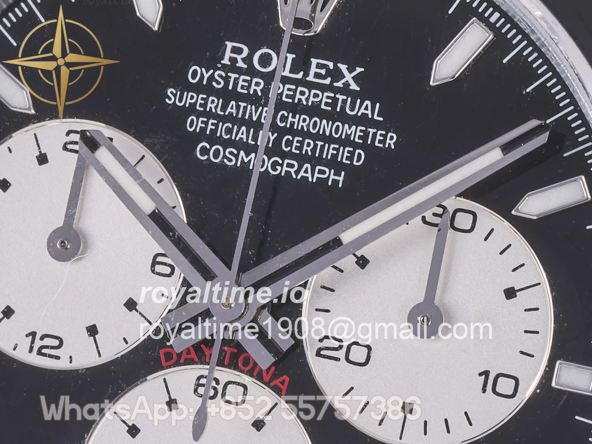 Rolex Daytona 126529 LN Le Mans QF on SS Bracelet JH4132 Free Sprung (Weighted) 175g - Image 9