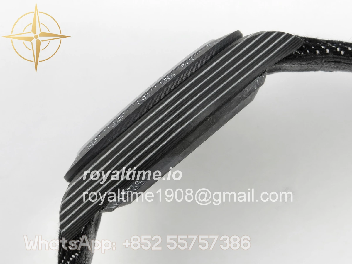 Rolex Daytona DIW Black Carbon Case DIWF Edition Gray/White Dial on Black Nylon Strap DD4801 - Image 9