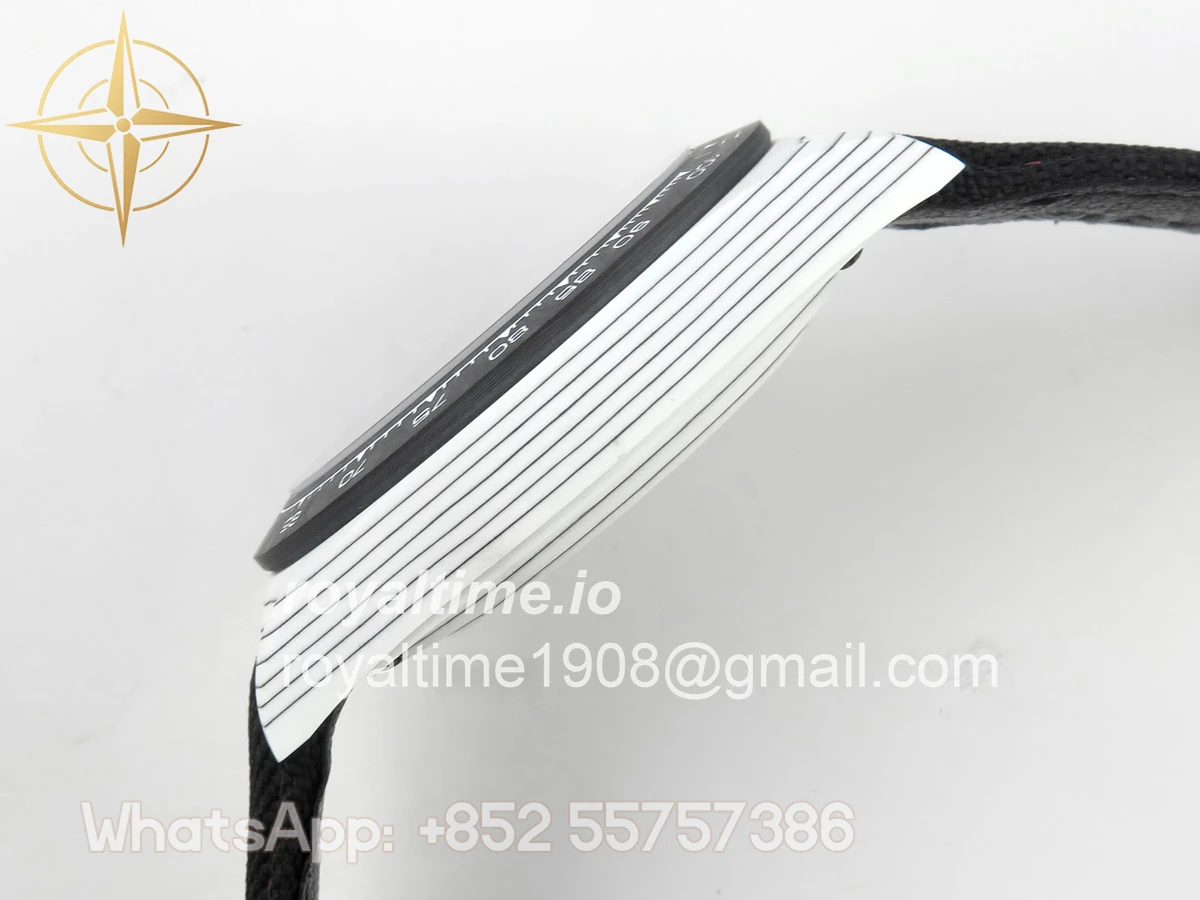 Rolex Daytona DIW Ferrari White Carbon DIWF White Italy Dial on Black Nylon Strap DD4801 - Image 9