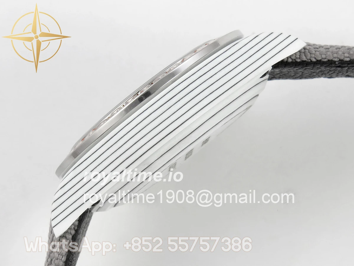 Rolex Daytona DIW White Carbon Case DIWF Edition Gray/Black Crystal Dial Crystal Bezel on Gray Nylon Strap DD4801 - Image 9