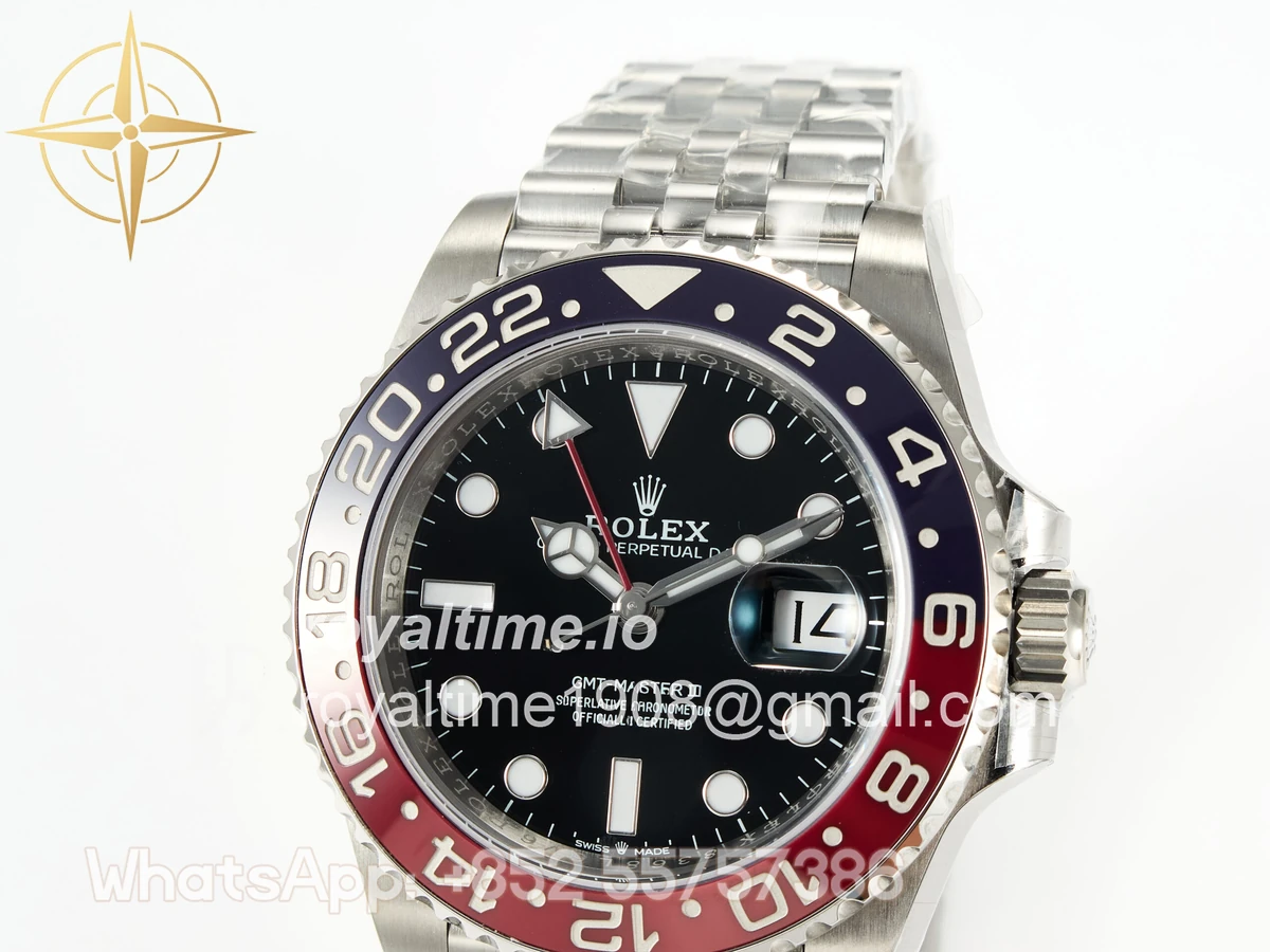 Rolex GMT-Master II 126710 Blue/Red Ceramic ARF on Jubilee Bracelet DD3285 CHS V3 - Image 9