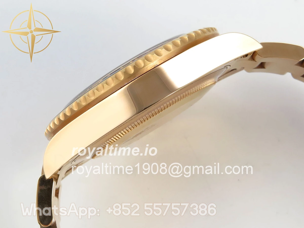 Rolex GMT-Master II 126715 CHNR Black/Brown Ceramic VF on RG Bracelet DD3285 - Image 9