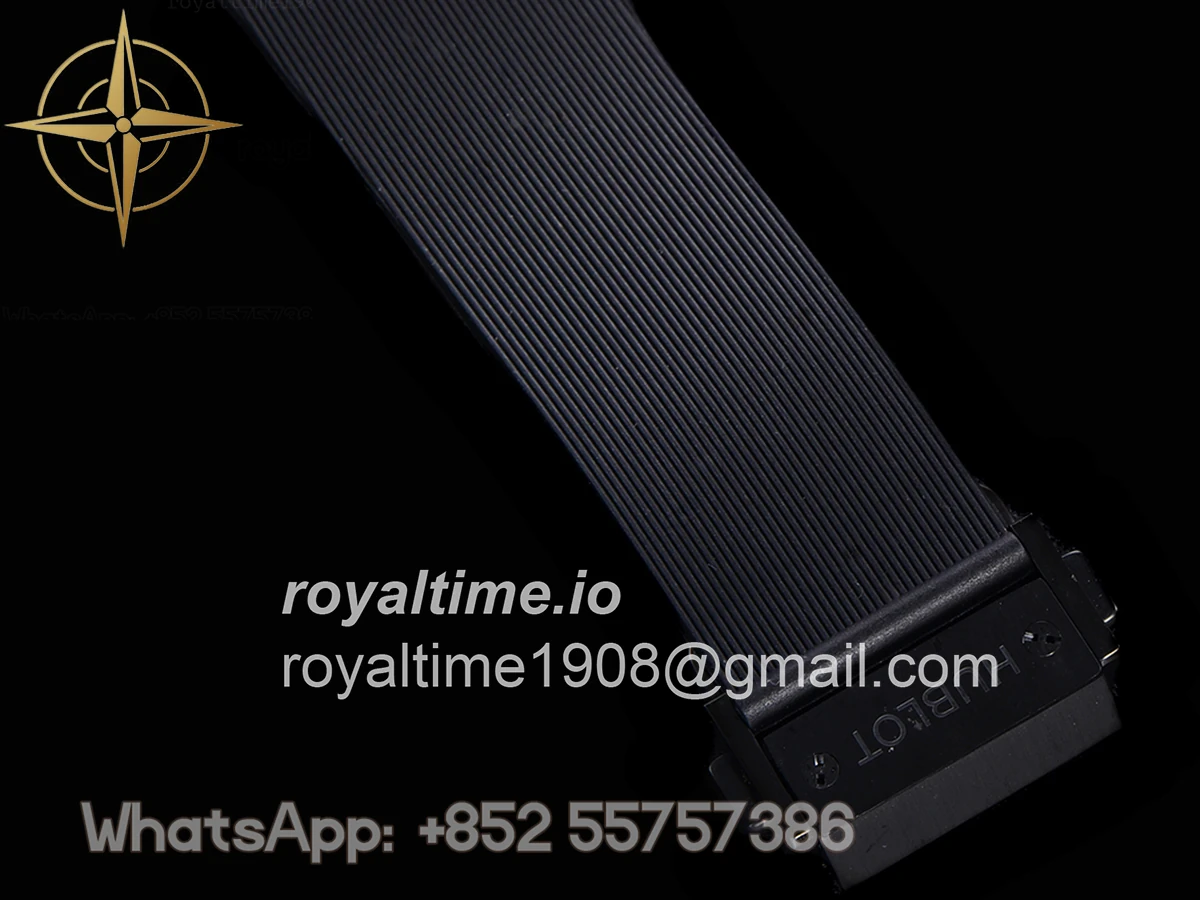 Hublot Classic Fusion Takashi Murakami 45mm Sunflower Dial in DLC on Rubber Strap - Image 9