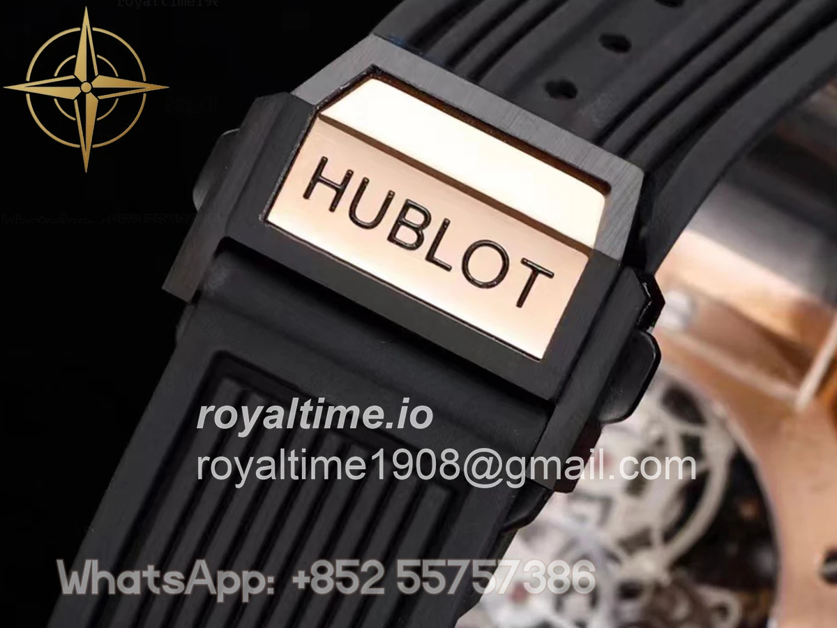 Hublot Classic Fusion Tourbillon 45mm Skeleton Dial in Rose Gold - Image 9