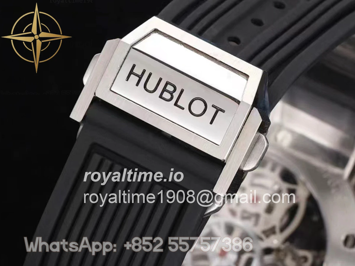 Hublot Classic Fusion Tourbillon 45mm Skeleton Dial in Steel - Image 9