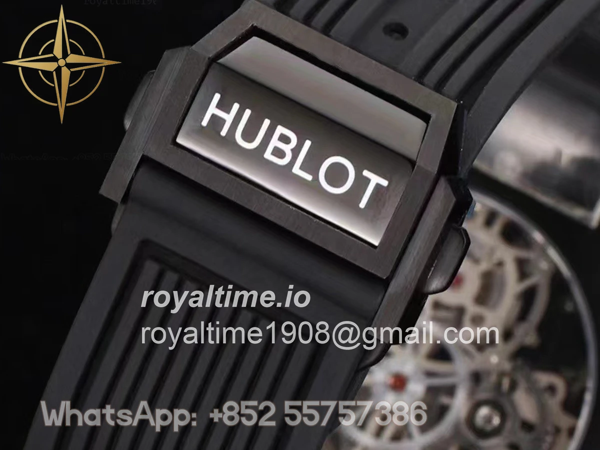 Hublot Classic Fusion Tourbillon 45mm with Ceramic Bezel Skeleton Dial in Ceramic - Image 9