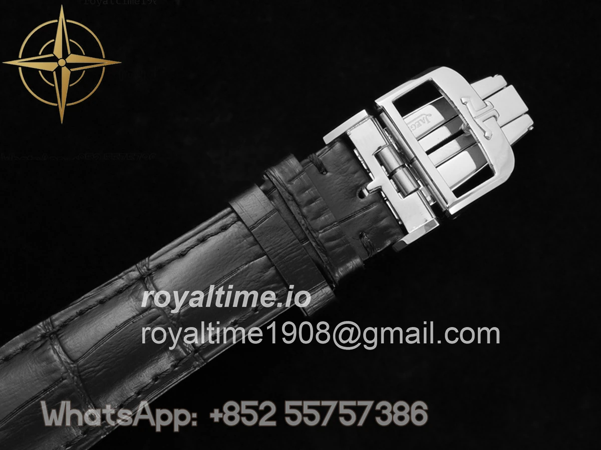 Jaeger-LeCoultre Master Control Tourbillon Black Dial in Steel - Image 9