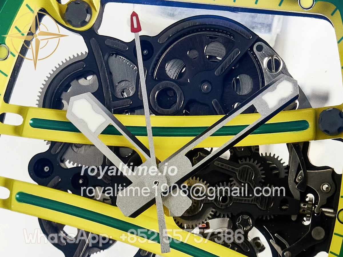 Richard Mille RM061 White Ceramic ZF on White Rubber Strap RMUL2 - Image 9