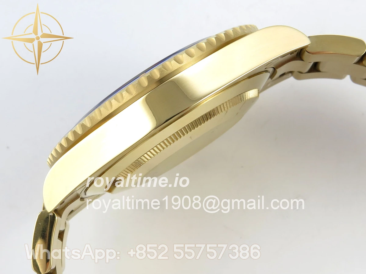 Rolex Submariner 41mm 126618 LB QF Blue Dial on YG Bracelet QF3235 - Image 9