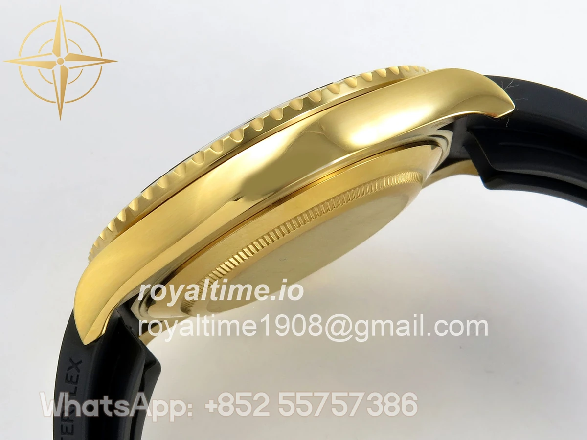 Rolex Yacht-Master 42mm 226658 YG QF on Oysterflex Strap JH3235 V18 (Free Sprung) Weighted 171g - Image 9
