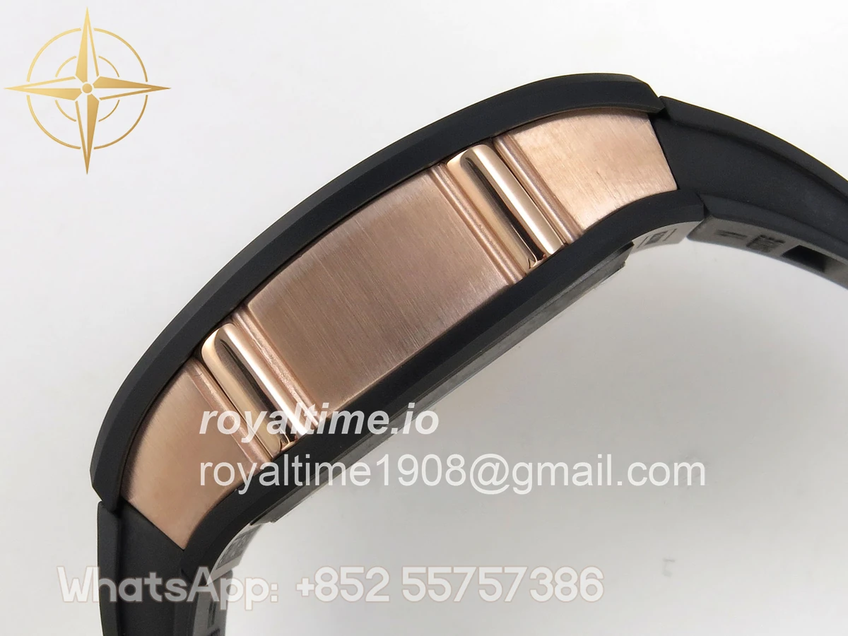 Richard Mille RM88 Tourbillon Smiley Black Ceramic RMF on Black Rubber Strap - Image 9