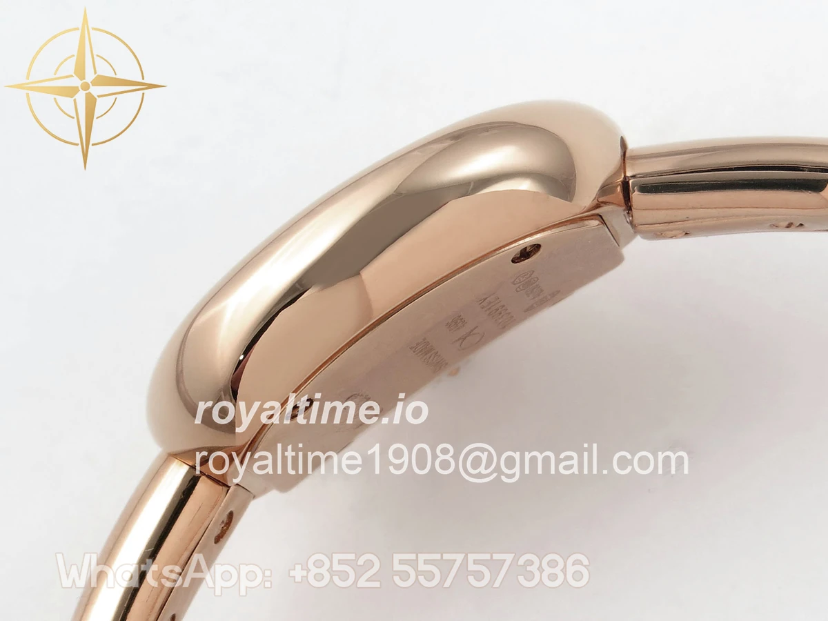 Cartier Baignoire De Cartier RG BLSF White Dial on RG Medium Size Bracelet Swiss Quartz - Image 9