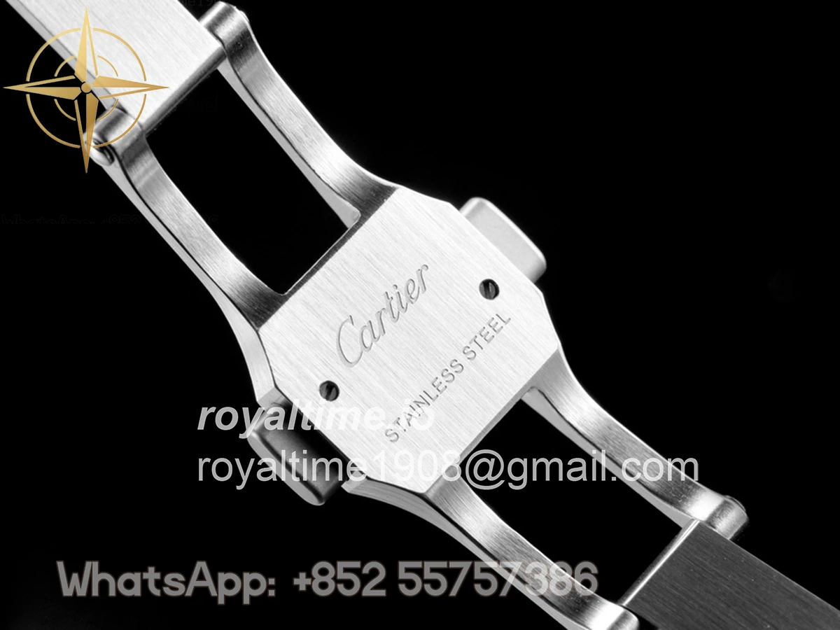 Cartier Pasha de Cartier White Dial 35mm with Diamond Bezel in Steel - Image 9