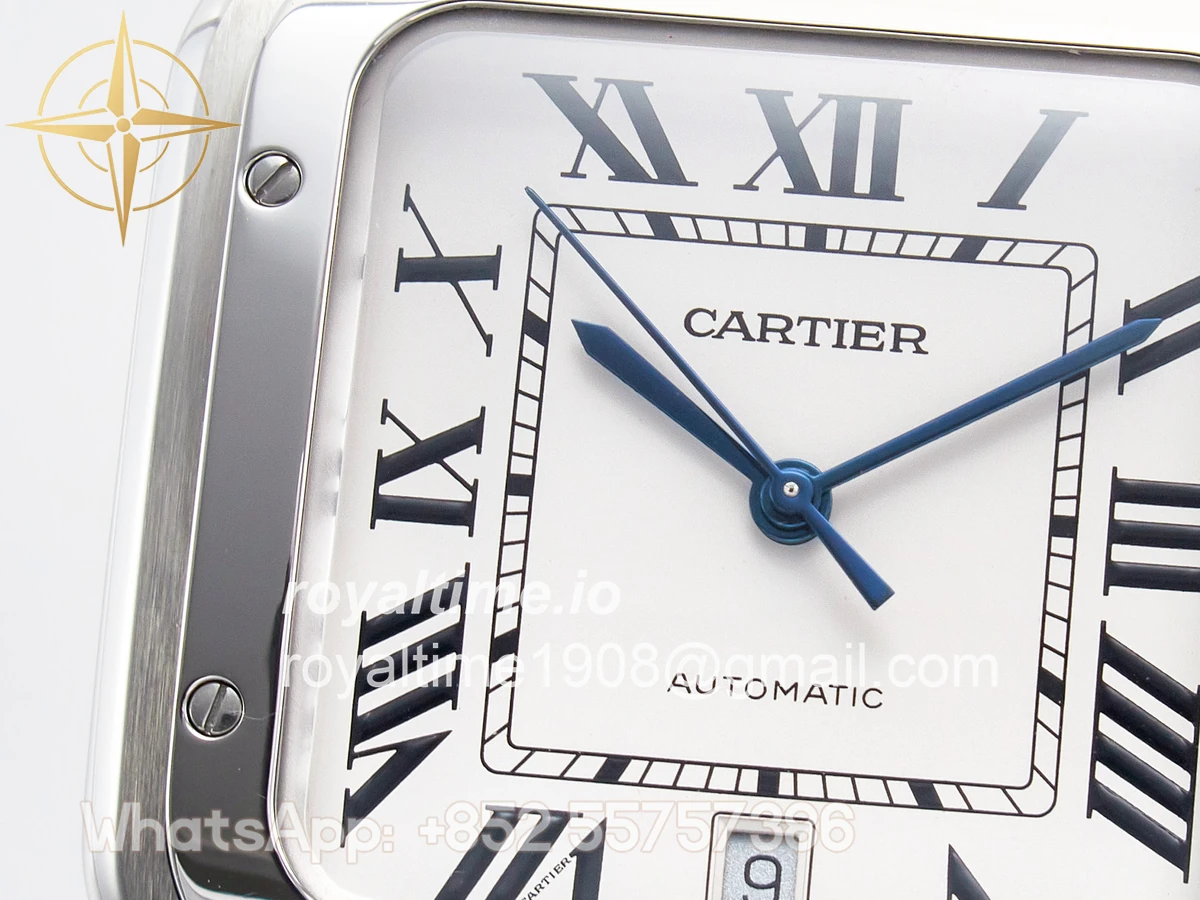 Cartier Santos de Cartier 40mm SS BVF White Dial on SS Bracelet MIYOTA 9015 - Image 9
