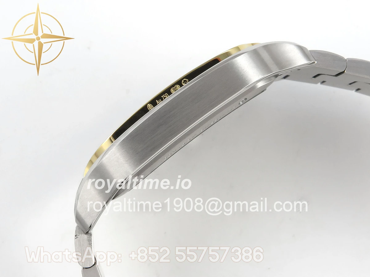 Cartier Santos de Cartier Skeleton SS MLF Skeleton Green Dial on SS SmartLink Bracelet 9611MC - Image 9