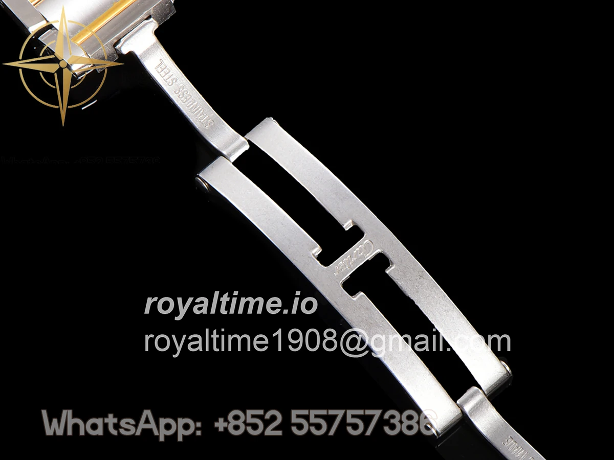 Cartier Tank Francaise Watch Small with Diamond Marker Steel/Yellow Gold - Image 9