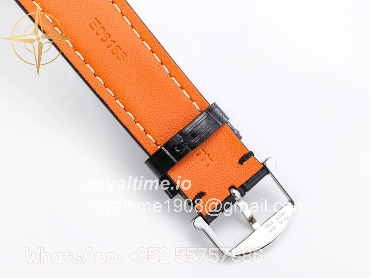 IWC Portofino Hand Wound Moon Phrase IW5548 Grey Dial in Steel - Image 9