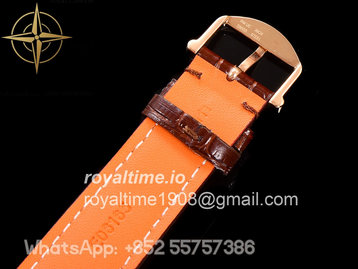 IWC Portofino Hand Wound Moon Phrase IW5548 White Dial in Rose Gold - Image 9