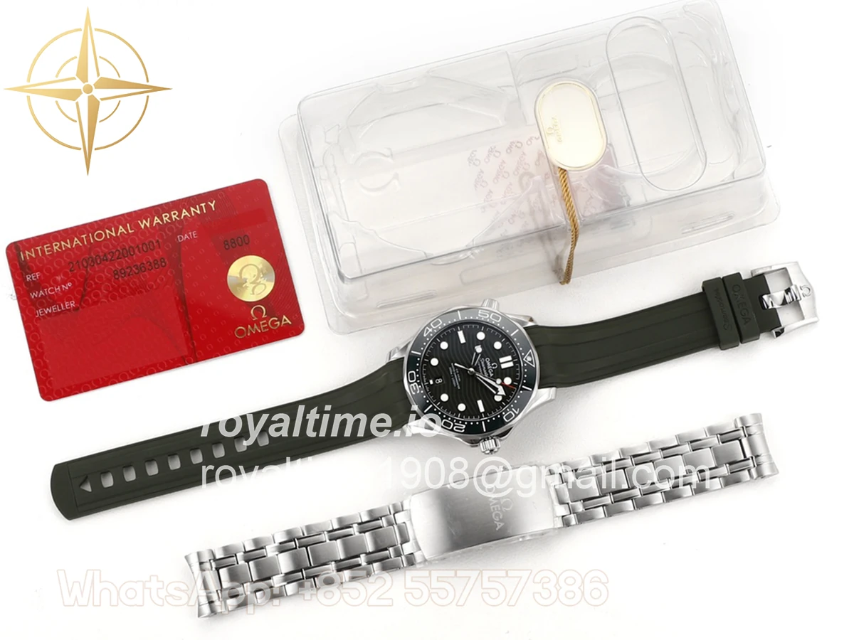 Omega Seamaster Diver 300M Co-Axial Master Chronometer 42mm Ref: 210.32.42.20.10.001 - Image 9