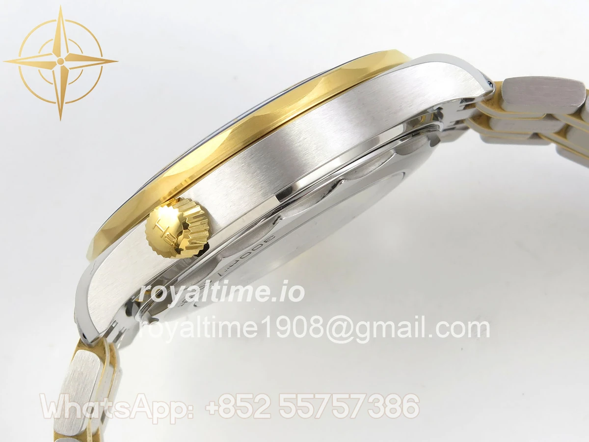 Omega Seamaster Diver 300M SS/YG ORF Blue Ceramic Blue Dial on SS/YG Bracelet OR8800 - Image 9