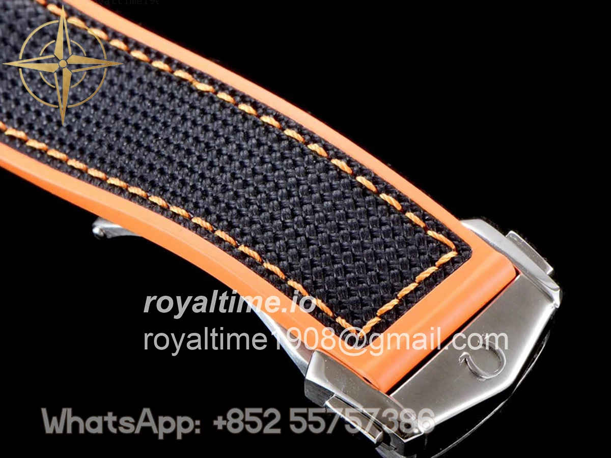 Omega Seamaster Planet Ocean 600M 43.5mm Black Dial in Steel on Leather Strap - Image 9