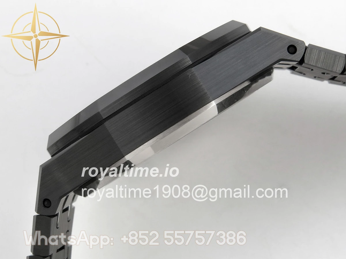 Audemars Piguet Royal Oak Chrono 26240 Black Ceramic Blue Dial APSF on Ceramic Bracelet SA4401 - Image 9