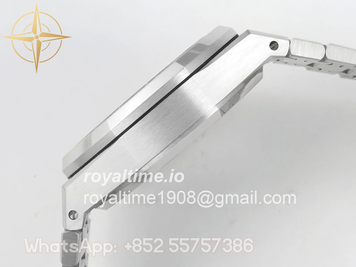 Audemars Piguet Royal Oak Chrono 26240 Frosted SS DDF Gray/Black Dial on SS Bracelet DD4401 - Image 9