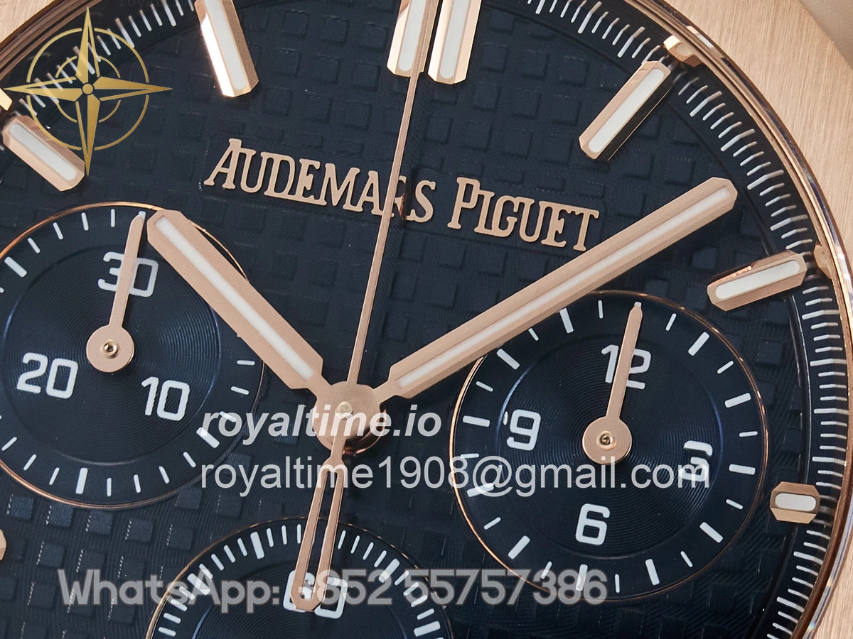 Audemars Piguet Royal Oak Chrono 26240 RG APSF Blue Dial on RG Bracelet SA4401 - Image 9