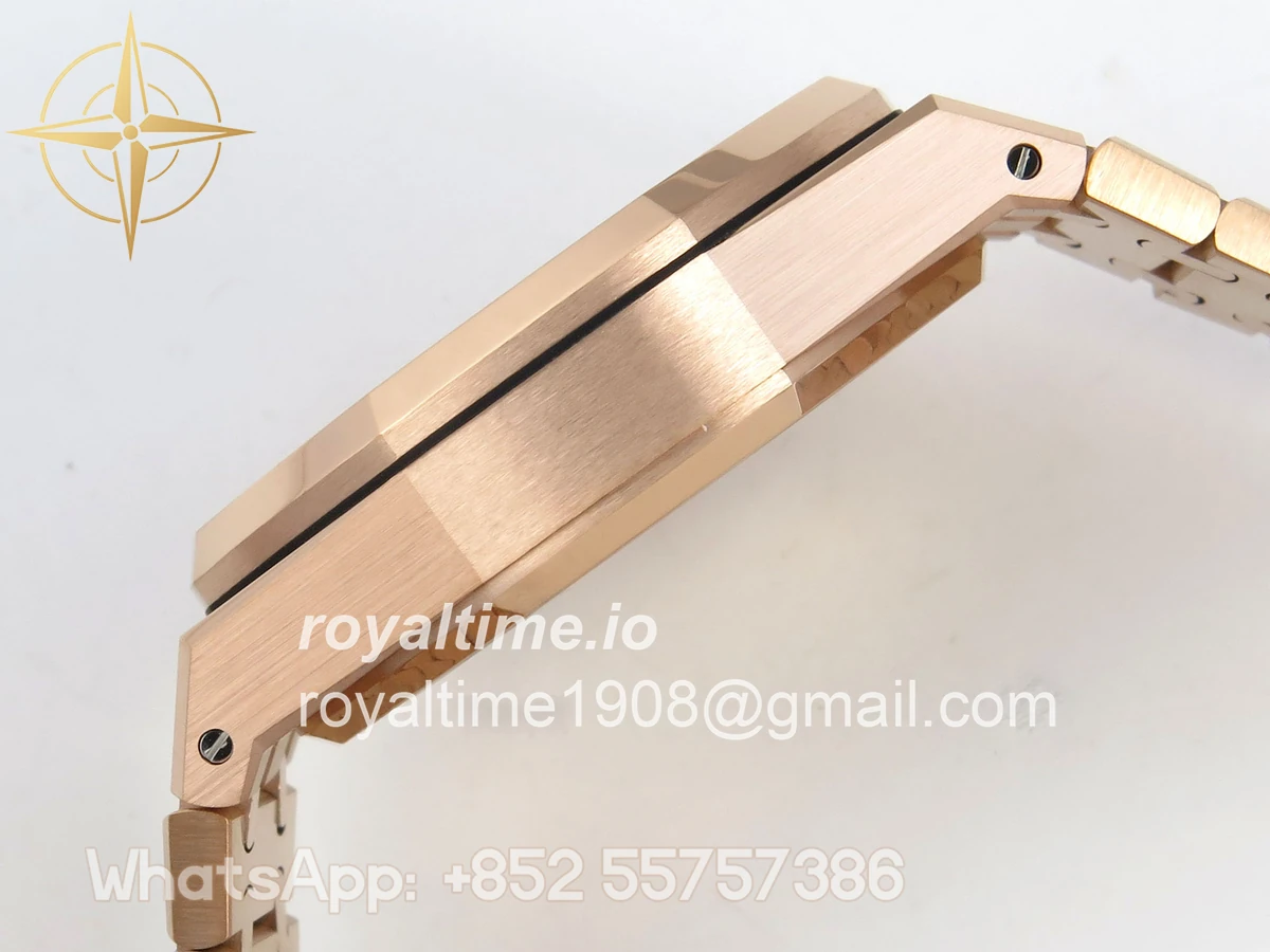 Audemars Piguet Royal Oak Chrono 26240 RG DDF Green Dial on RG Bracelet DD4401 Gain Weight (SW Dial) - Image 9