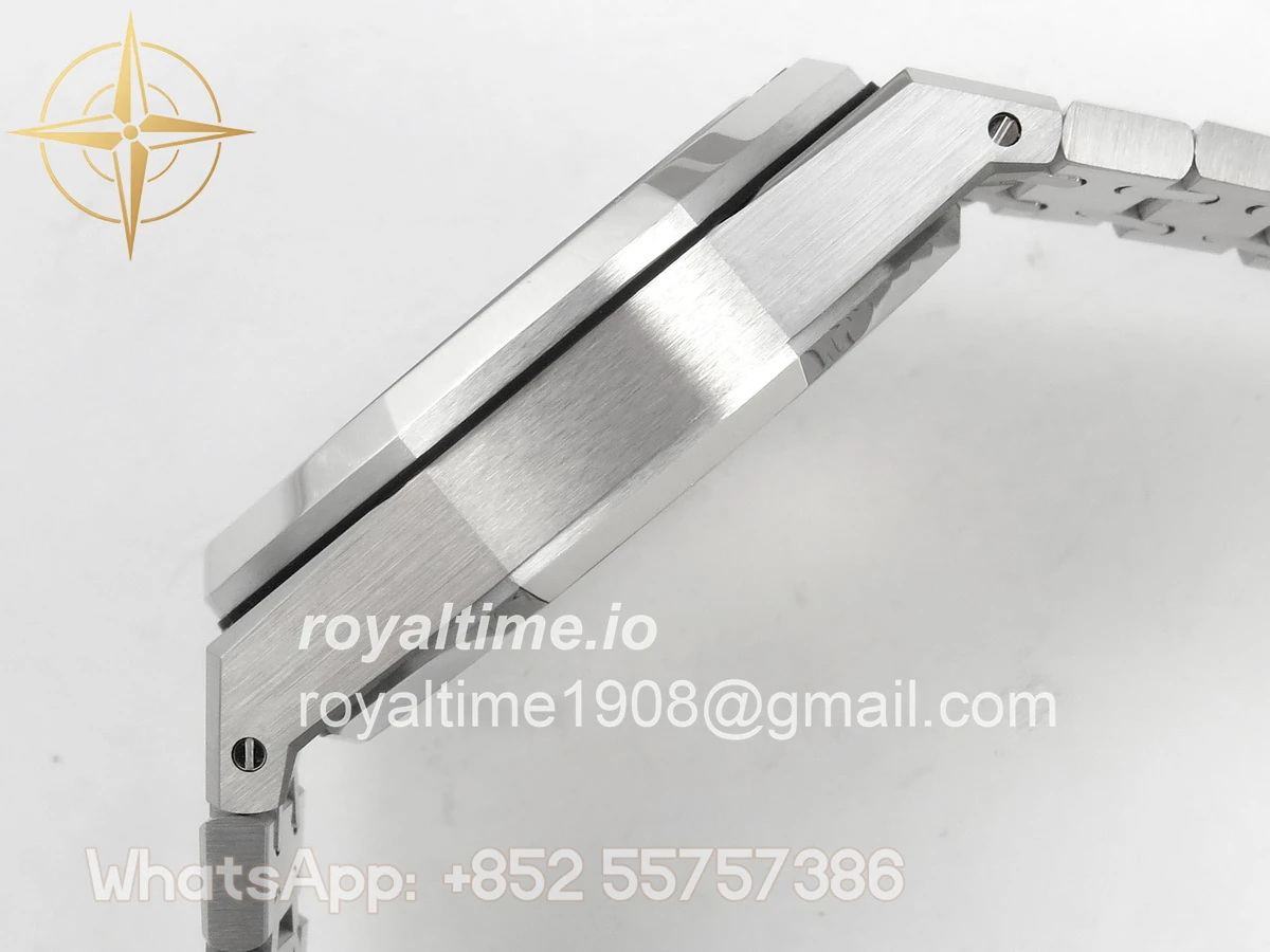 Audemars Piguet Royal Oak Chrono 26240 RG DDF Blue Dial on SS Bracelet DD4401 Gain Weight (SW Dial) - Image 9