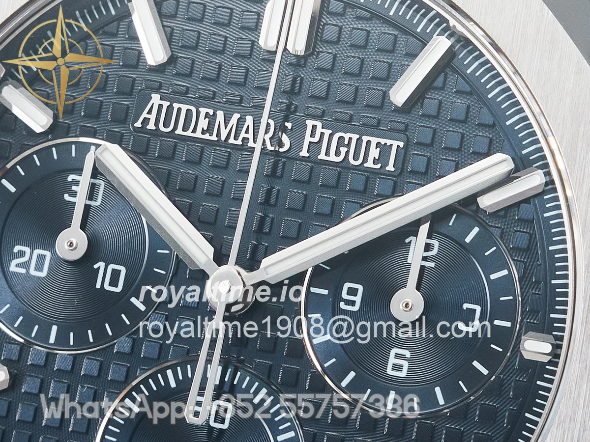 Audemars Piguet Royal Oak Chrono 26240 SS APSF Blue Dial on SS Bracelet SA4401 - Image 9
