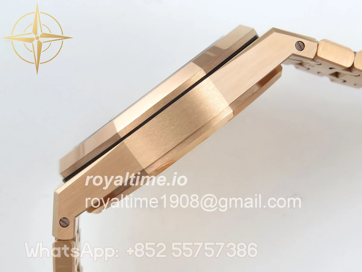 Audemars Piguet Royal Oak Chrono 26331 RG APWF Blue/RG Dial on RG Bracelet A2385 - Image 9