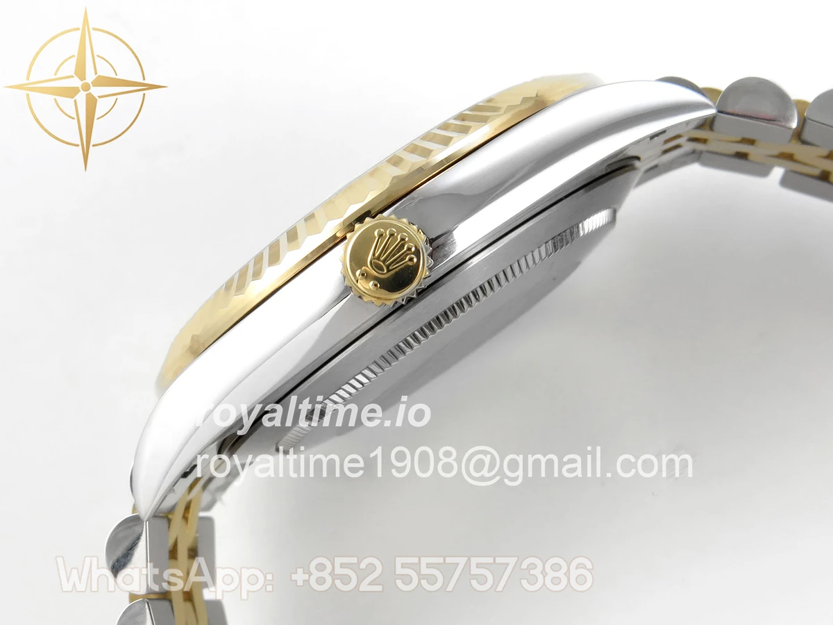 Rolex DateJust 41 126333 QF 904L Steel White MOP Dial on SS/YG Jubilee Bracelet QF3235 (145g) - Image 10