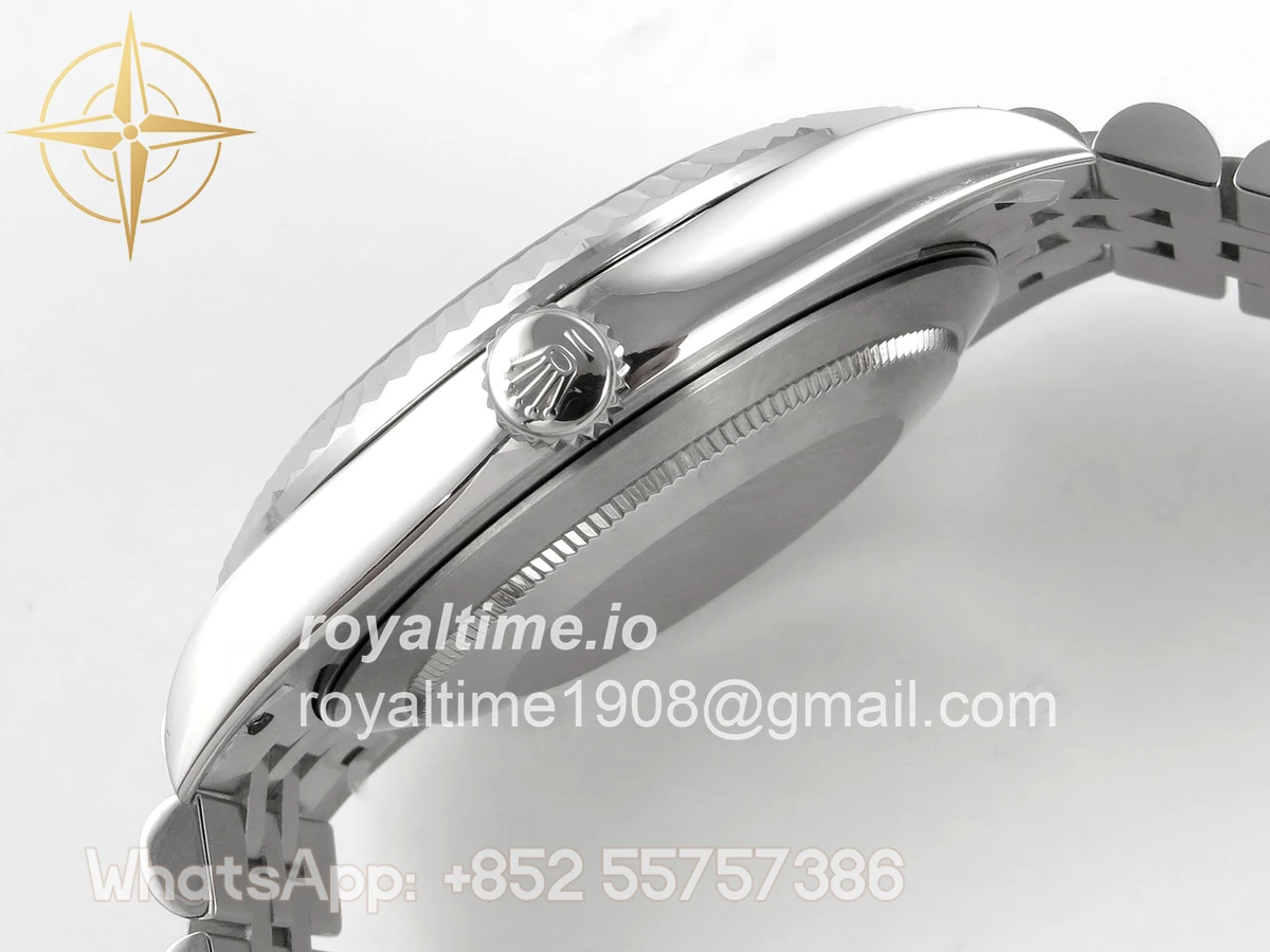 Rolex DateJust 41 126334 QF 904L Steel Green Textured Stick Dial on SS Jubilee Bracelet QF3235(145g) - Image 10