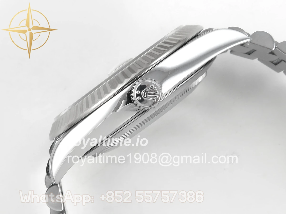 Rolex Day Date 40 SS 228239 QF Green Ombre Roman Dial on President Bracelet A2836 V6 (200g) - Image 10