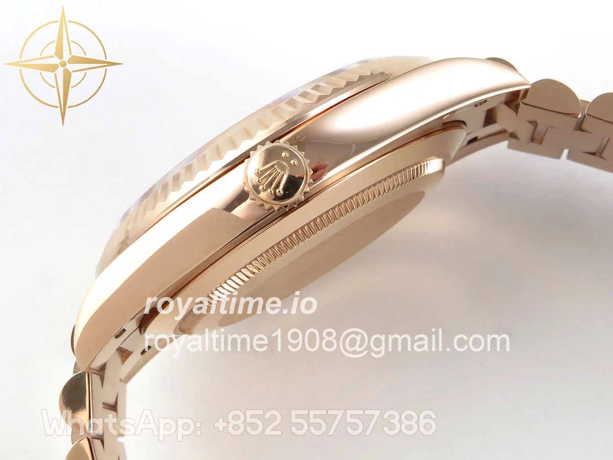 Rolex DayDate 40 228235 ARF Gray Ombre Roman Dial on President Bracelet VR3255 - Image 10