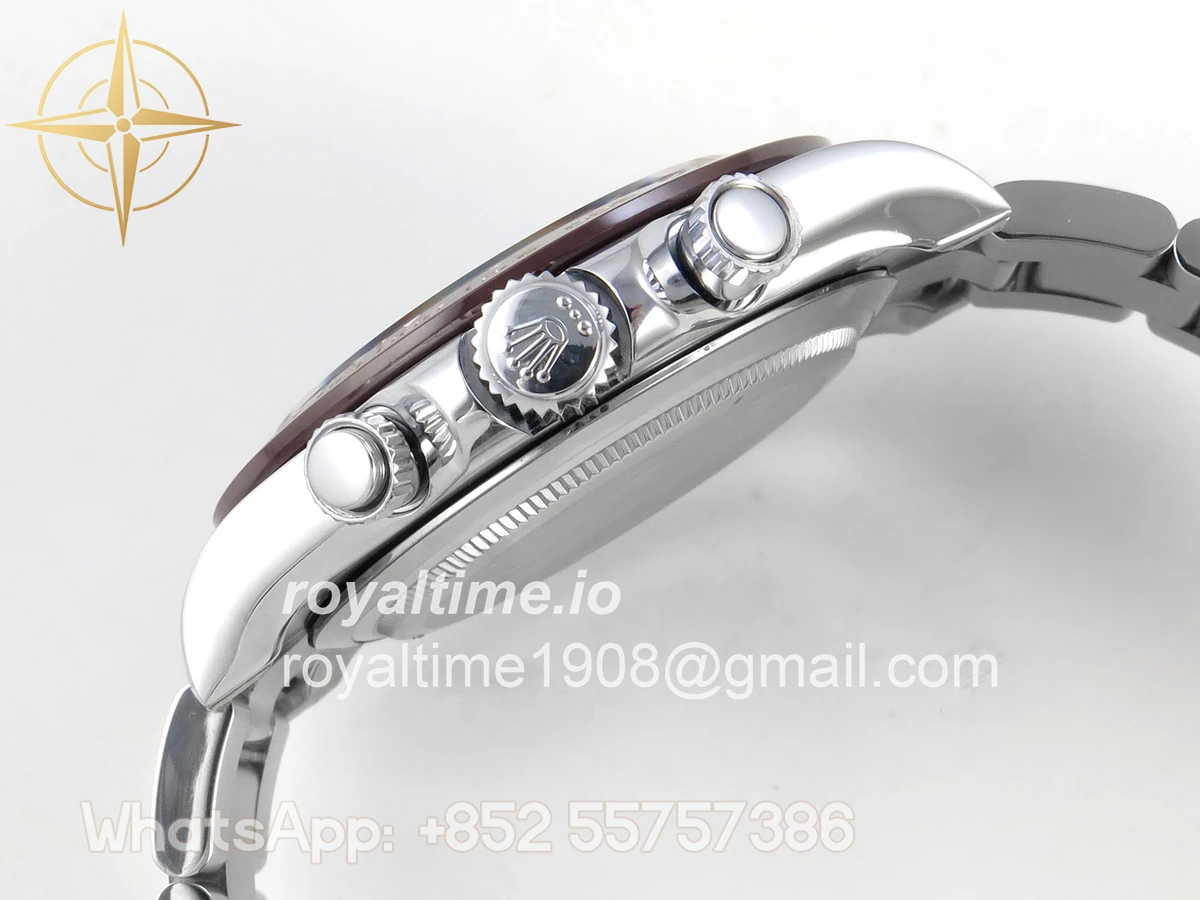 Rolex Daytona 116506 3CF Ice Blue Dial Arabic Markers on SS Bracelet SH4130 V2 - Image 10