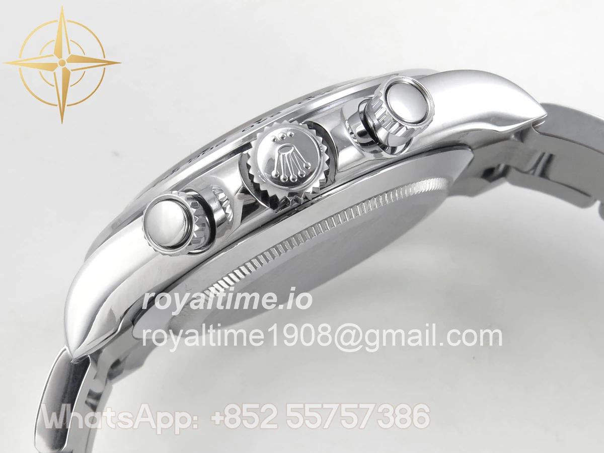 Rolex Daytona 116509 QF Black Numeral Dial on SS Bracelet SA4130 V2 Weighted 182g - Image 10