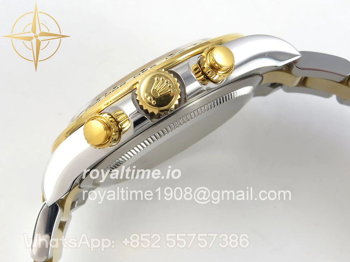 Rolex Daytona 126503 SS/YG UFO Black Dial on SS/YG Bracelet UF4131 (Free Sprung) - Image 10