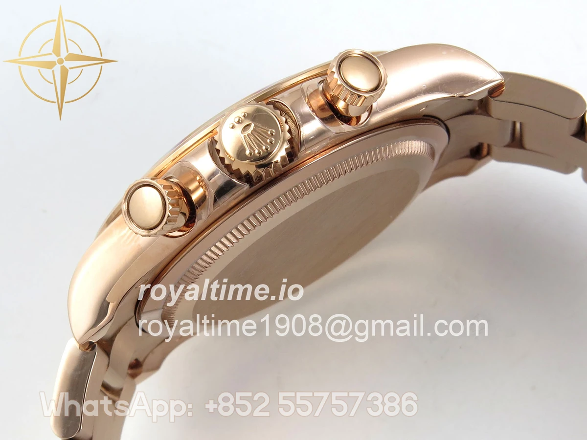 Rolex Daytona 126505 RG UFO RG/Black Dial on RG Bracelet UF4131 (Free Sprung) - Image 10