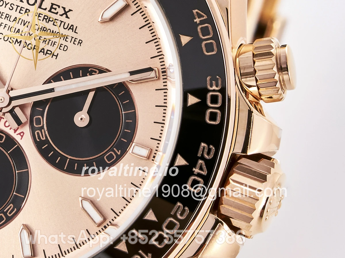 Rolex Daytona 126515 TMF RG/Black Dial on Oysterflex Strap DD4131 - Image 10