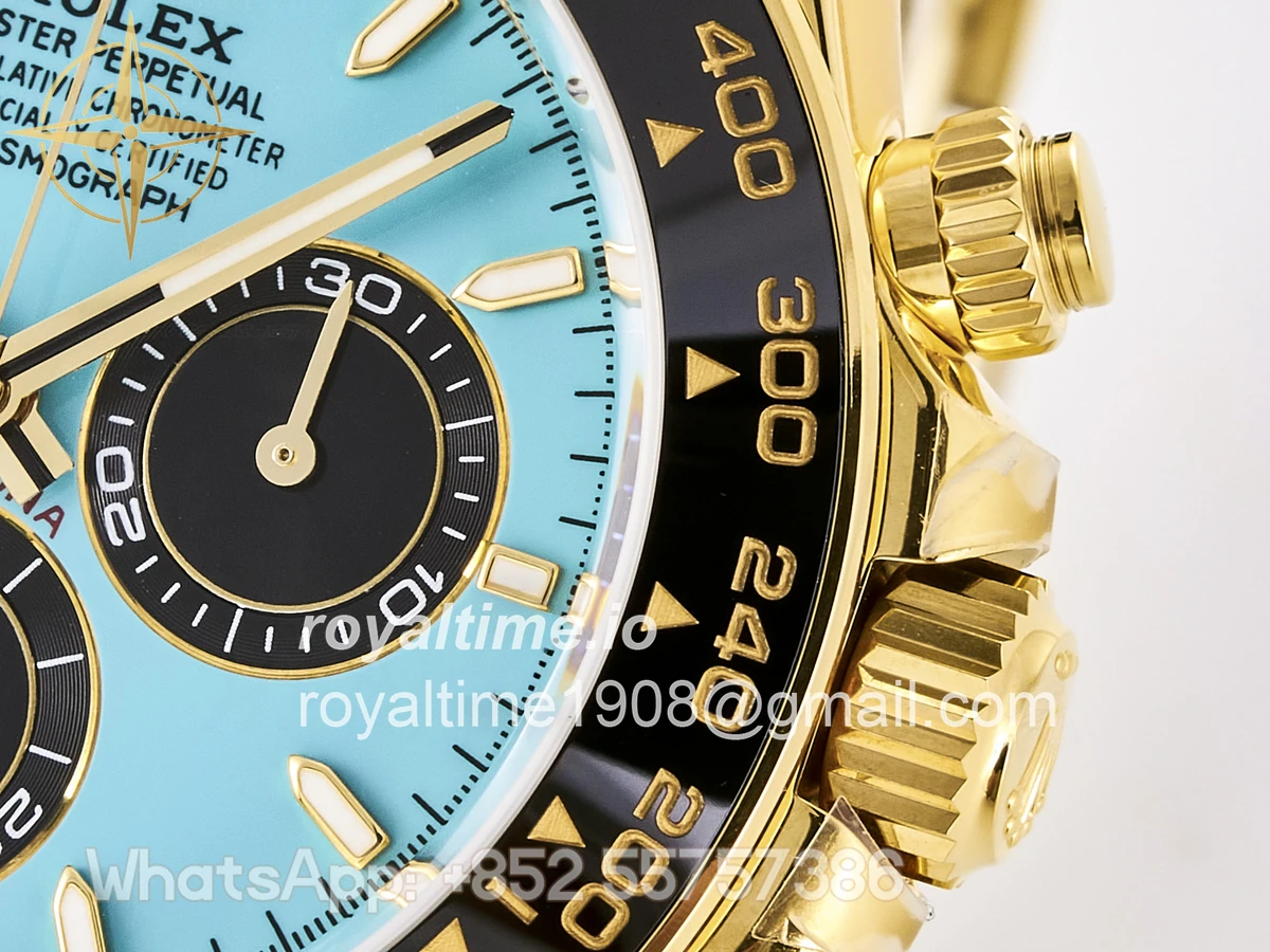 Rolex Daytona 126518 TMF Tiffany Blue Dial on Oysterflex Strap DD4131 - Image 10
