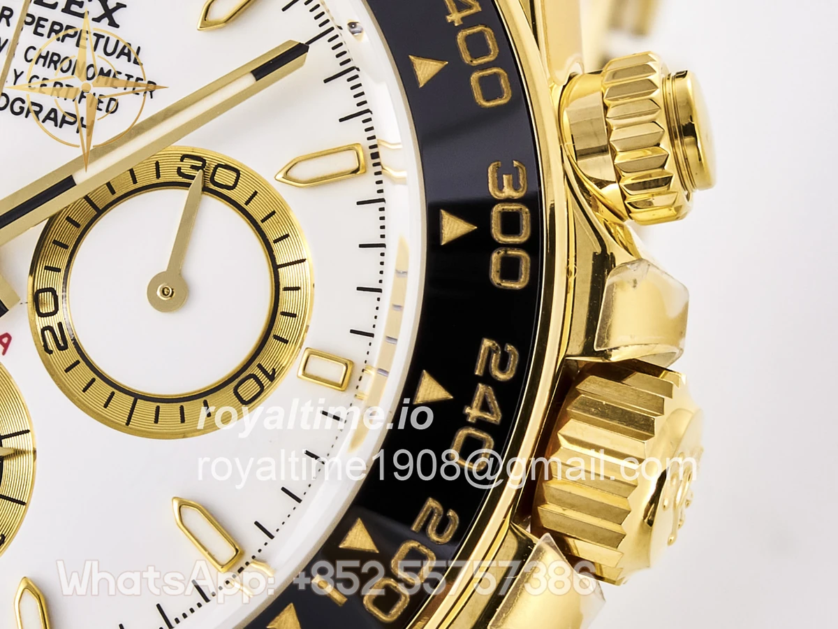 Rolex Daytona 126518 TMF White Dial on Oysterflex Strap DD4131 - Image 10