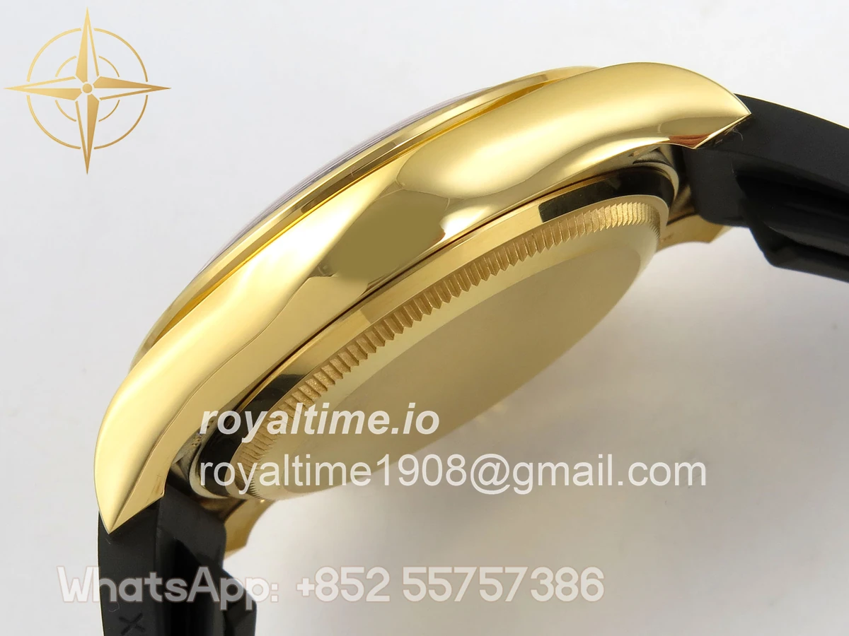 Rolex Daytona 126518 TMF YG/Black Dial on Oysterflex Strap SH4131 (Weighted) - Image 10