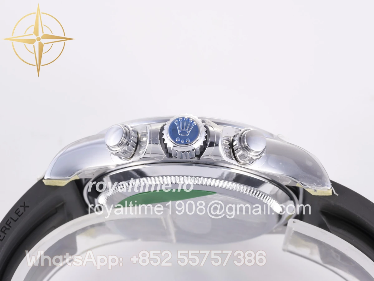 Rolex Daytona 126519 3BF Black/Silver Diamonds Dial Sticks Markers on Oysterflex Strap Weighted 160g - Image 10