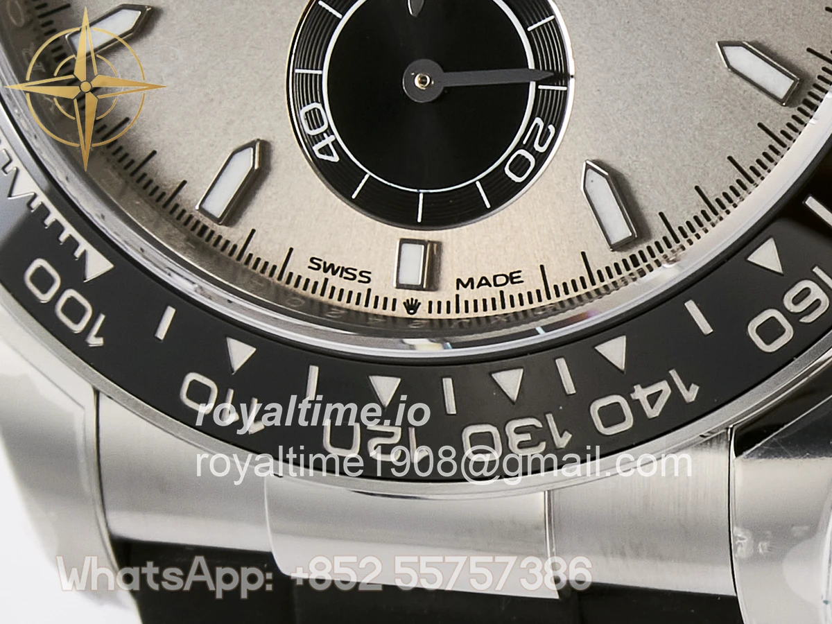 Rolex Daytona 126519 SS Clean Plus 904L Steel Gray/Black Dial on Oysterflex Strap DD4131 - Image 10