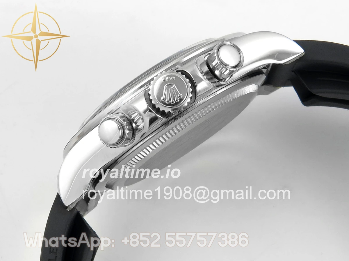 Rolex Daytona 126519 SS UFO 11:1 904L Steel Silver/Black Dial on SS Bracelet UF4131 (Free Sprung) - Image 10