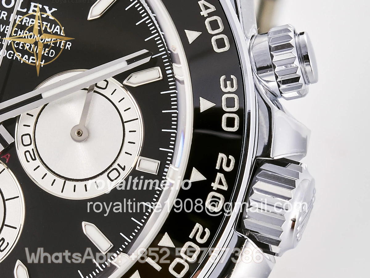 Rolex Daytona 126519 TMF Black/Silver Dial on Oysterflex Strap DD4131 - Image 10