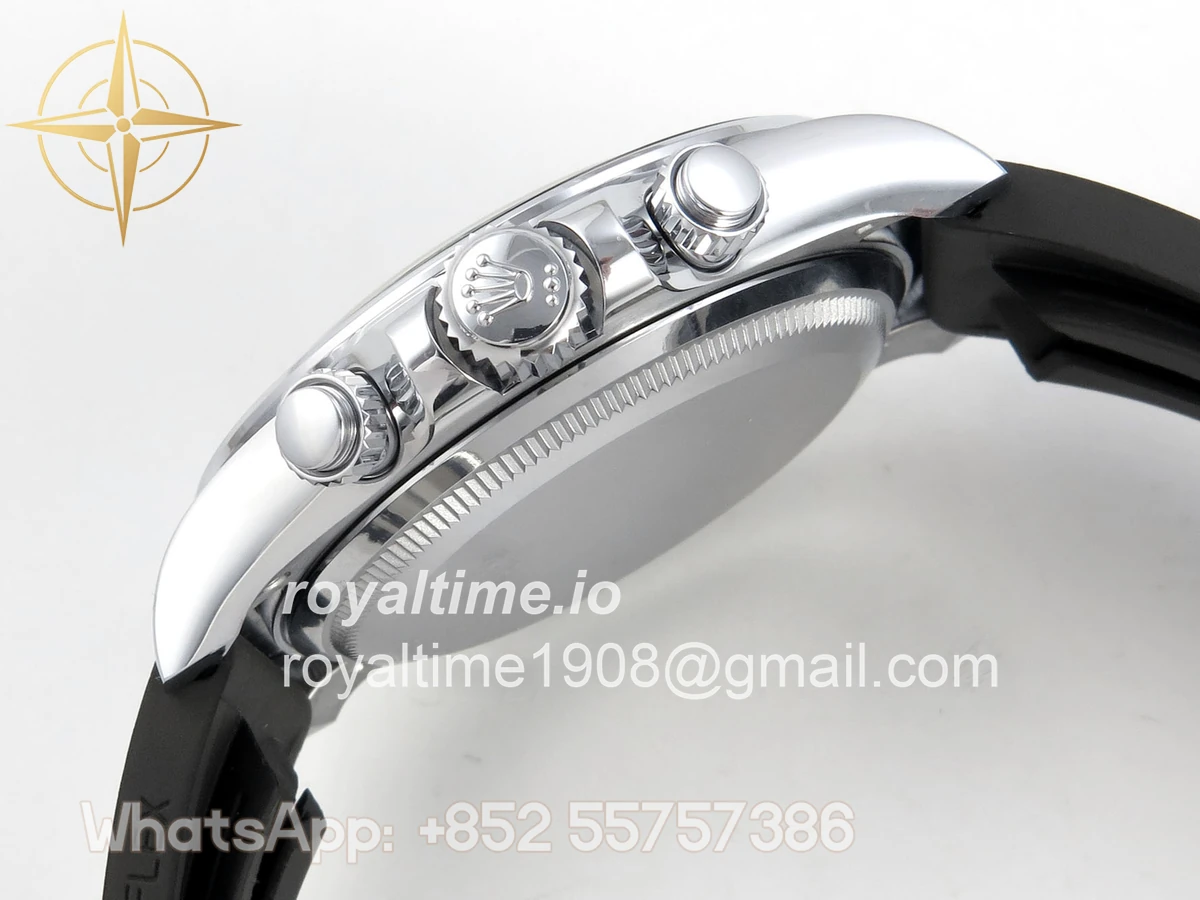 Rolex Daytona 126519 TMF Black/Silver Dial on Oysterflex Strap DD4131(162g) - Image 10